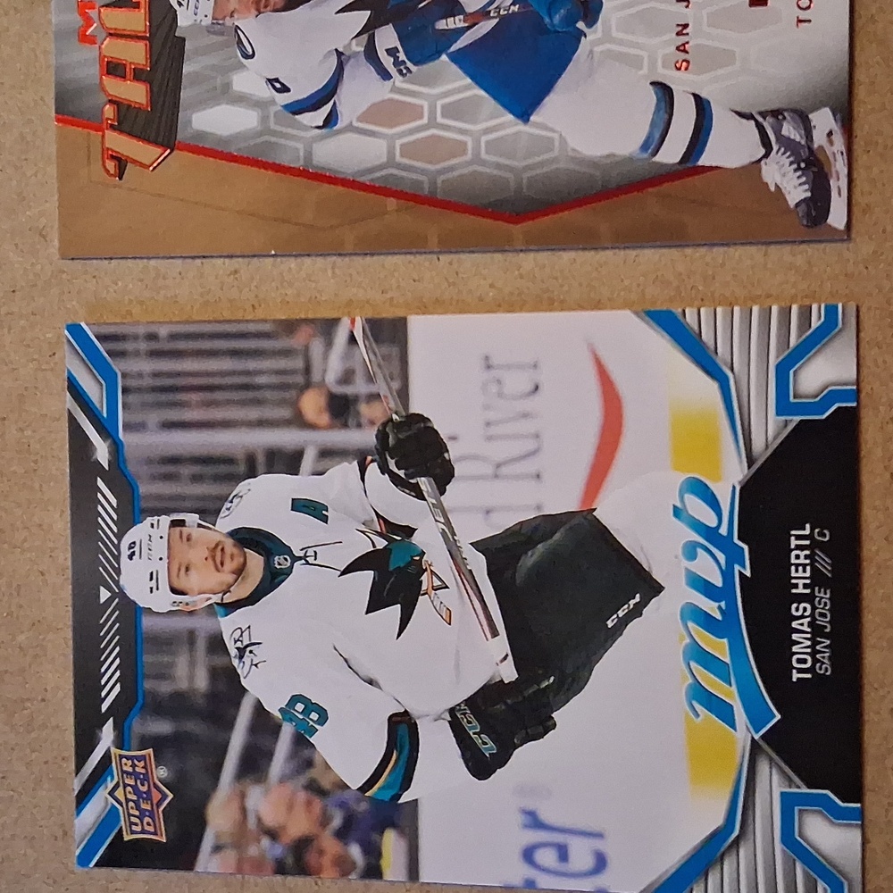 Tomas Hertl NHL Hockey Trading Cards Lot x 9